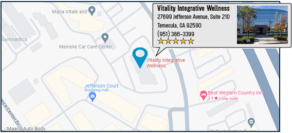 Vitality Integrative Wellness on the map